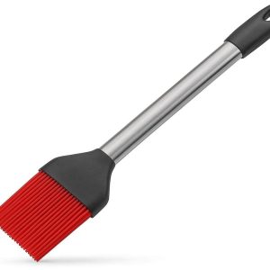 21 Large Industrial Grade Silicone BBQ Brush Heavy Duty Long Handle Basting Tool For Smoking Grilling Outdoor Meat Poultry